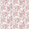 Popelina estampada SAICHU Blanco / Multicolor rosados